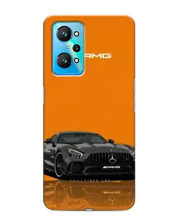 Чехол для Realme GT Neo 2 с картинкой «Оранжевый Mercedes AMG»