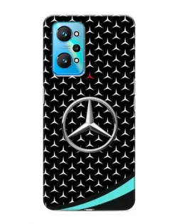 Чехол для Realme GT Neo 2 с картинкой «Mercedes — бирюзовый акцент»