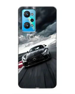 Чехол для Realme GT Neo 2 с картинкой «Гоночный Mercedes AMG»