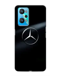 Чехол для Realme GT Neo 2 с картинкой «Mercedes на металле»