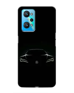 Чехол для Realme GT Neo 2 с картинкой «Mercedes — силуэт авто»