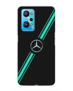 Чехол для Realme GT Neo 2 с картинкой «Спортивные линии Mercedes»