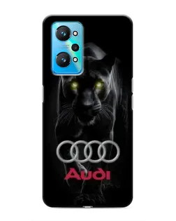 Чехол для Realme GT Neo 2 с картинкой «Пантера и Audi»