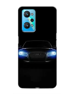 Чехол для Realme GT Neo 2 с картинкой «Audi в неоне»