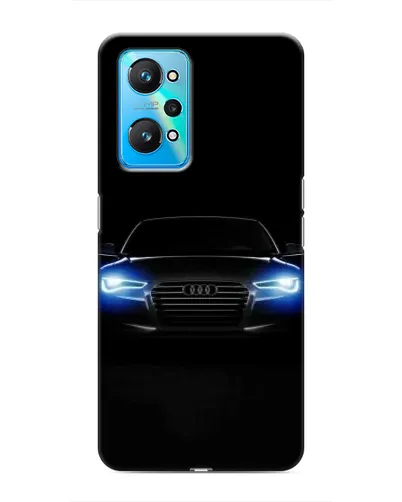 Чехол для Realme GT Neo 2 с картинкой «Audi в неоне»