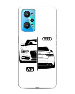 Чехол для Realme GT Neo 2 с картинкой «Audi — контрастный дизайн»