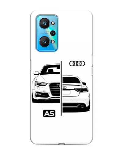 Чехол для Realme GT Neo 2 с картинкой «Audi — контрастный дизайн»