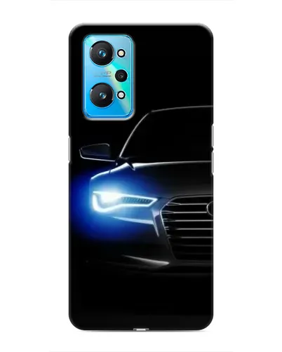 Чехол для Realme GT Neo 2 с картинкой «Неоновый взгляд Audi»