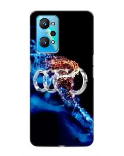 Чехол для Realme GT Neo 2 с картинкой «Энергия лого Audi»