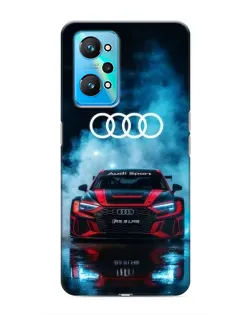 Чехол для Realme GT Neo 2 с картинкой «Audi Sport — неон»
