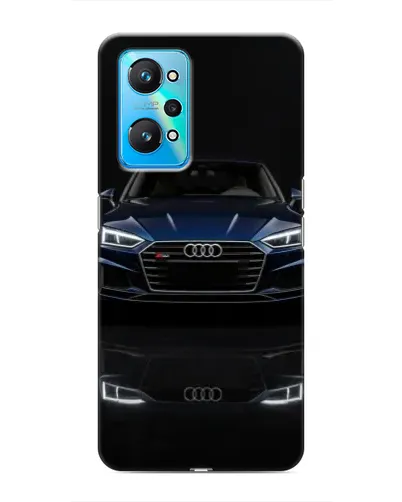 Чехол для Realme GT Neo 2 с картинкой «Audi — ночное отражение»