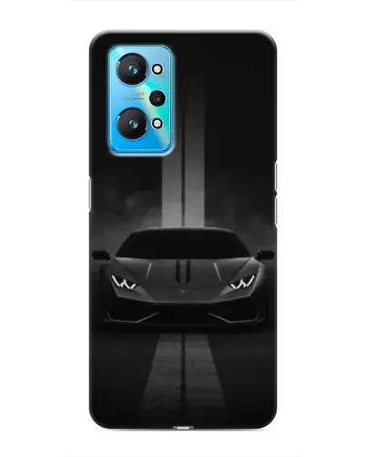 Чехол для Realme GT Neo 2 с картинкой «Lamborghini симметрия дорог»
