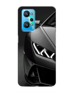 Чехол для Realme GT Neo 2 с картинкой «Lamborghini фары детализация»