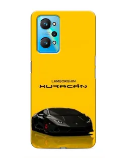 Чехол для Realme GT Neo 2 с картинкой «Lamborghini Huracan черный»