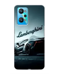 Чехол для Realme GT Neo 2 с картинкой «Классическая надпись Lamborghini»