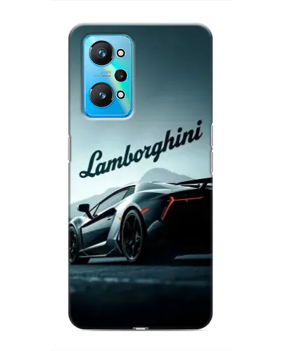 Чехол для Realme GT Neo 2 с картинкой «Классическая надпись Lamborghini»