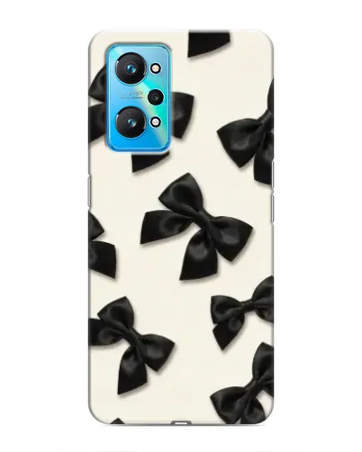 Чехол для Realme GT Neo 2 с картинкой «Черные бантики» Чехол для Realme GT Neo 2 с картинкой «Черные бантики»