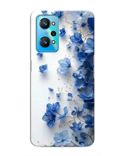 Чехол для Realme GT Neo 2 с картинкой «Голубой цветочный каскад» Чехол для Realme GT Neo 2 с картинкой «Голубой цветочный каскад»