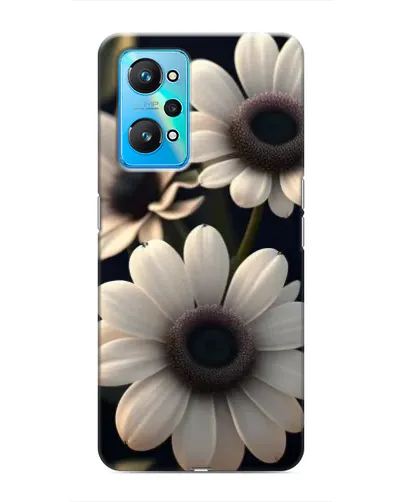 Чехол для Realme GT Neo 2 с картинкой «Белые маргаритки макро»