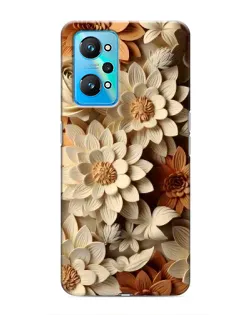 Чехол для Realme GT Neo 2 с картинкой «Бежевый флористический декор» Чехол для Realme GT Neo 2 с картинкой «Бежевый флористический декор»