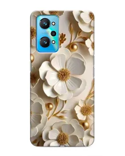 Чехол для Realme GT Neo 2 с картинкой «Белие бумажние цвети» Чехол для Realme GT Neo 2 с картинкой «Белие бумажние цвети»