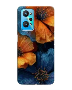 Чехол для Realme GT Neo 2 с картинкой «Яркая сине-оранжевая флора» Чехол для Realme GT Neo 2 с картинкой «Яркая сине-оранжевая флора»