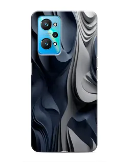 Чехол для Realme GT Neo 2 с картинкой «Объемные синие складки» Чехол для Realme GT Neo 2 с картинкой «Объемные синие складки»