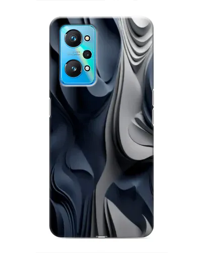 Чехол для Realme GT Neo 2 с картинкой «Объемные синие складки» Чехол для Realme GT Neo 2 с картинкой «Объемные синие складки»