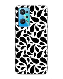 Чехол для Realme GT Neo 2 с картинкой «Контрастные черные капли»