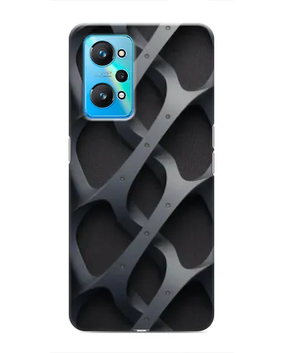 Чехол для Realme GT Neo 2 с картинкой «Объемное серое плетение» Чехол для Realme GT Neo 2 с картинкой «Объемное серое плетение»