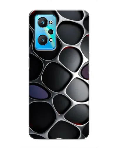 Чехол для Realme GT Neo 2 с картинкой «Объемная темная решетка» Чехол для Realme GT Neo 2 с картинкой «Объемная темная решетка»