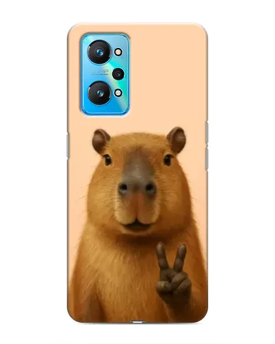 Чехол для Realme GT Neo 2 с картинкой «Капибара виктория» Чехол для Realme GT Neo 2 с картинкой «Капибара виктория»