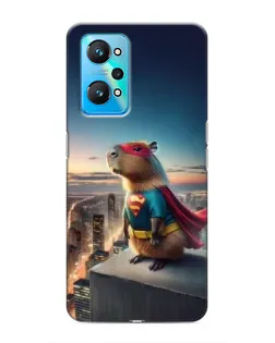 Чехол для Realme GT Neo 2 с картинкой «Капи-мен супергерой»