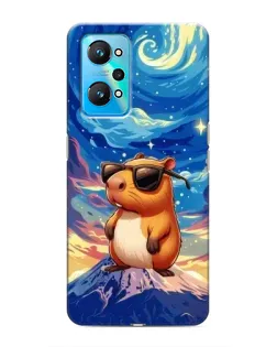 Чехол для Realme GT Neo 2 с картинкой «Капибара Ван Гога»