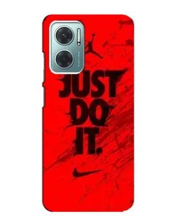 Чехол для Xiaomi Redmi Note 11E с картинкой «Nike Just Do It»