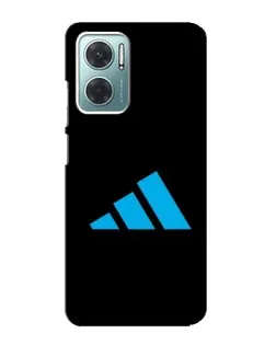 Чехол для Xiaomi Redmi Note 11E с картинкой «Adidas Cyan Logo»