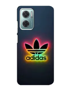 Чехол для Xiaomi Redmi Note 11E с картинкой «Неоновый Adidas»
