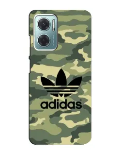 Чехол для Xiaomi Redmi Note 11E с картинкой «Милитари стиль Adidas»