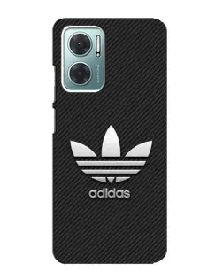 Чехол для Xiaomi Redmi Note 11E с картинкой «Adidas Карбоновая текстура»