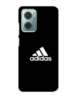 Чехол для Xiaomi Redmi Note 11E с картинкой «Черная классика Adidas»