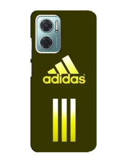 Чехол для Xiaomi Redmi Note 11E с картинкой «Оливковый градиент Adidas»