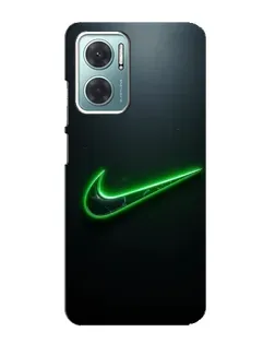 Чехол для Xiaomi Redmi Note 11E с картинкой «Неоновый контур Nike» Чехол для Xiaomi Redmi Note 11E с картинкой «Неоновый контур Nike»