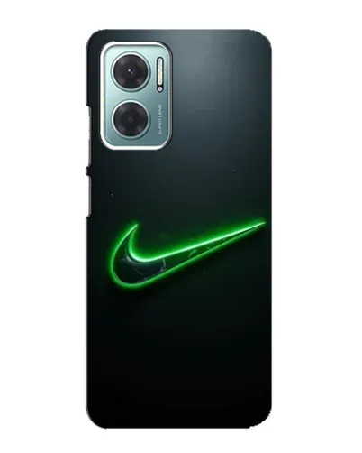 Чехол для Xiaomi Redmi Note 11E с картинкой «Неоновый контур Nike»
