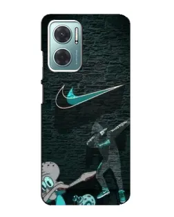 Чехол для Xiaomi Redmi Note 11E с картинкой «Спортивный арт Nike» Чехол для Xiaomi Redmi Note 11E с картинкой «Спортивный арт Nike»