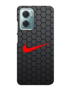 Чехол для Xiaomi Redmi Note 11E с картинкой «Nike — карбоновая сетка» Чехол для Xiaomi Redmi Note 11E с картинкой «Nike — карбоновая сетка»
