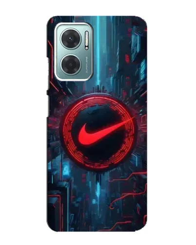 Чехол для Xiaomi Redmi Note 11E с картинкой «Техногенный стиль Nike»