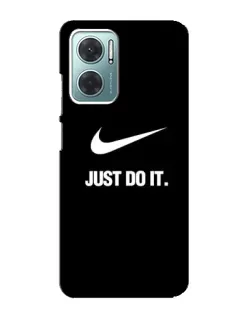 Чехол для Xiaomi Redmi Note 11E с картинкой «Классический принт Nike»