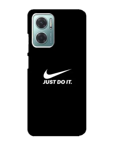 Чехол для Xiaomi Redmi Note 11E с картинкой «Минимализм от Nike»