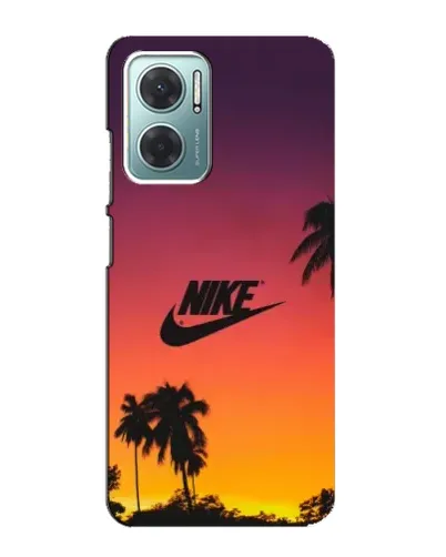 Чехол для Xiaomi Redmi Note 11E с картинкой «Nike на закате солнца»