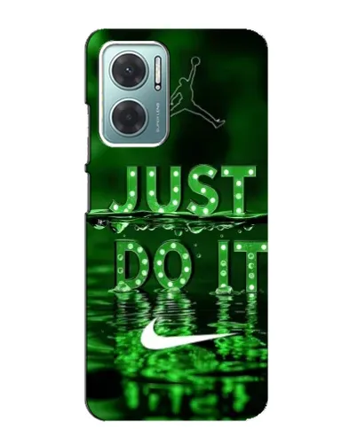 Чехол для Xiaomi Redmi Note 11E с картинкой «Зеленый неоновый Nike»